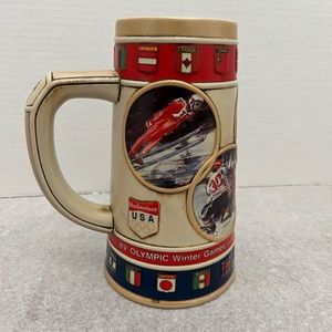 Anheuser-Busch Budweiser Calgary 1988 XV Olympic Winter Games Stein